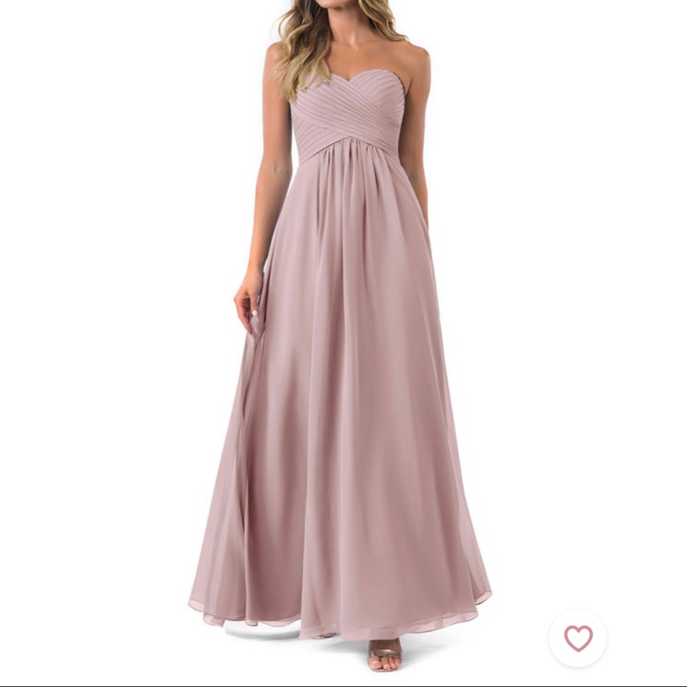 NWT Azazie Yazmin Dress in Vintage Mauve Size 6